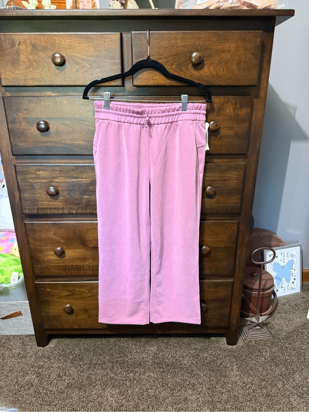 lululemon athletica Girls' Light Pink Pull-On Joggers